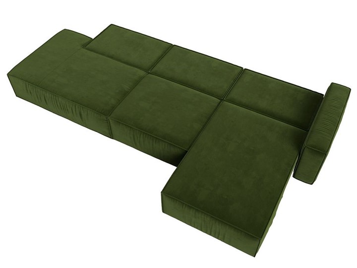 Угловой диван Прага Модерн лонг, Зеленый (микровельвет) в Тамбове - изображение 3