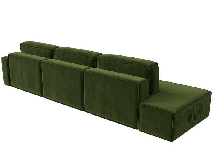 Угловой диван Прага Модерн лонг, Зеленый (микровельвет) в Тамбове - изображение 5