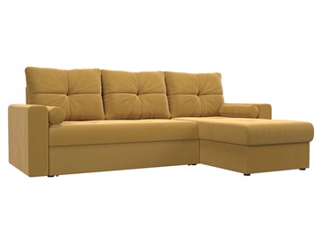 Угловой диван Верона, Желтый (микровельвет) в Тамбове