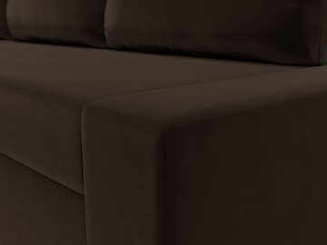 Угловой раскладной диван Версаль, Коричневый/Бежевый (микровельвет) в Тамбове - предосмотр 3