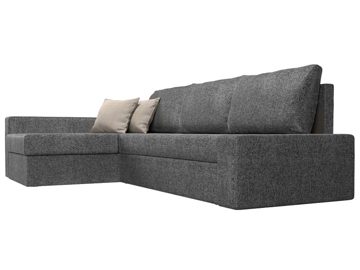 Угловой раскладной диван Версаль, Серый/Бежевый (рогожка) в Тамбове - изображение 3