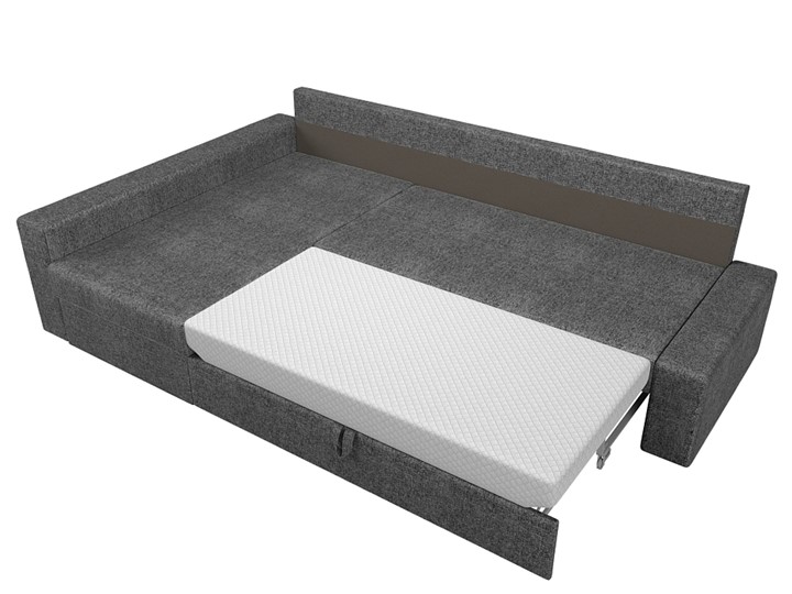 Угловой диван Версаль, Серый/Коричневый (рогожка) в Тамбове - изображение 5
