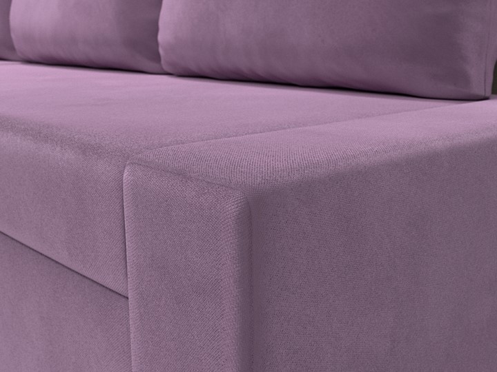 Угловой диван Версаль, Сиреневый/Черный (микровельвет) в Тамбове - изображение 3