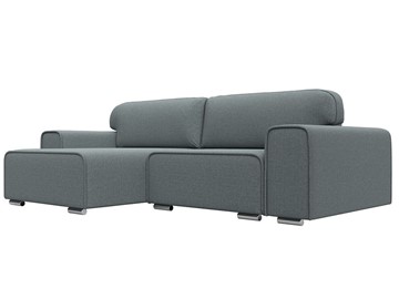 Угловой диван с оттоманкой Лига-029, Амур серый (Рогожка) в Тамбове