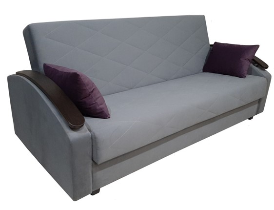 Прямой диван Престиж 16, НПБ+МДФ в Тамбове - изображение