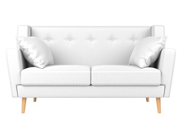 Прямой диван Брайтон 2, Белый (экокожа) в Тамбове - предосмотр 1
