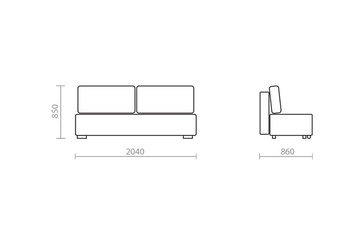Прямой диван Дона 2 БД в Тамбове - изображение 8