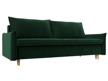 Прямой диван Хьюстон, Зеленый (Велюр) в Тамбове