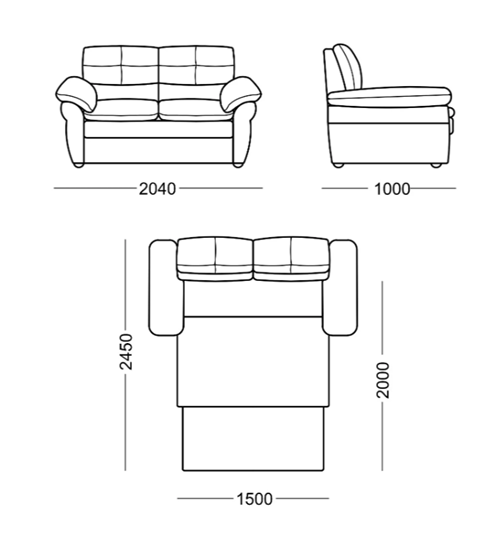Прямой диван Кристина Люкс в Тамбове - изображение 5