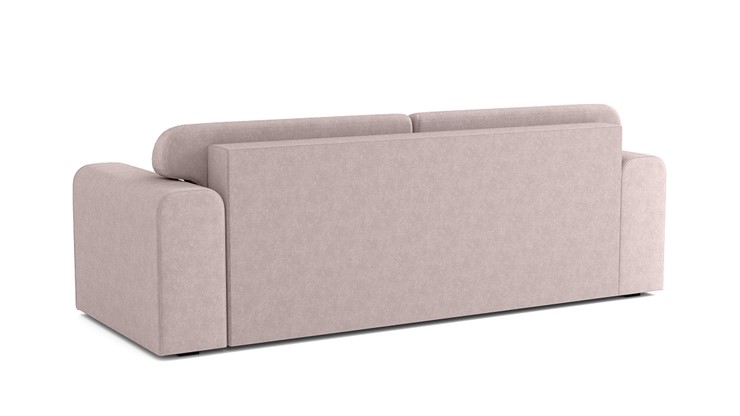Прямой диван Квентин (еврокнижка), велюр велутто пастельно-розовый 11 в Тамбове - изображение 4