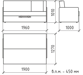 Прямой диван Лазурит 7 БД с купоном в Тамбове - изображение 10