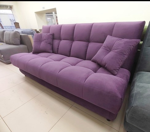 Прямой диван Лора Веста 2 ПРБЛ 1Valetta 25 велюр в Тамбове - изображение
