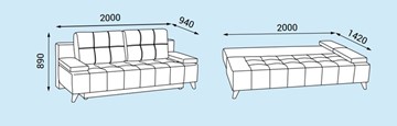 Прямой диван Нео 11 БД в Тамбове - предосмотр 3