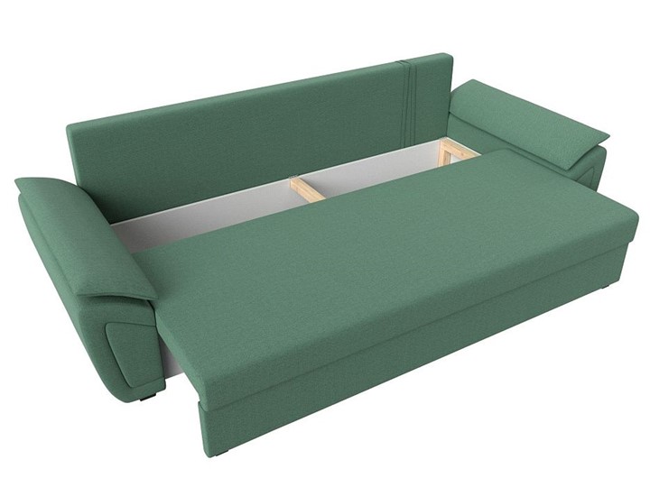 Прямой диван Нэстор Лайт, Амур зеленый (рогожка) в Тамбове - изображение 1
