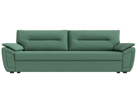 Прямой диван Нэстор Лайт, Амур зеленый (рогожка) в Тамбове - изображение