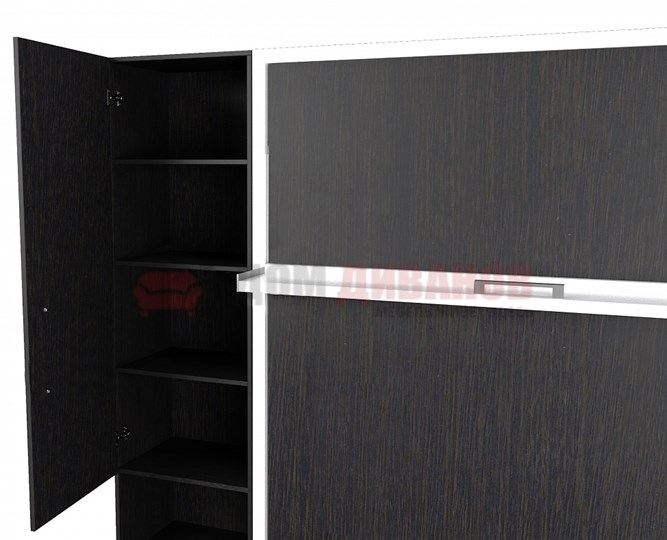 Диван Кровать-трансформер Smart (ШЛ+КД 1400+ШП), 2 шкафа, без подлокотников в Тамбове - изображение 2