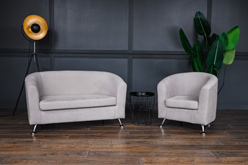Комплект мебели Брамс  цвет бежевый диван 2Д + кресло в Тамбове