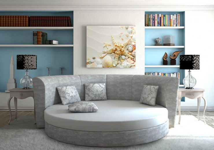 Круглый диван-кровать Смайл в Тамбове - изображение 5