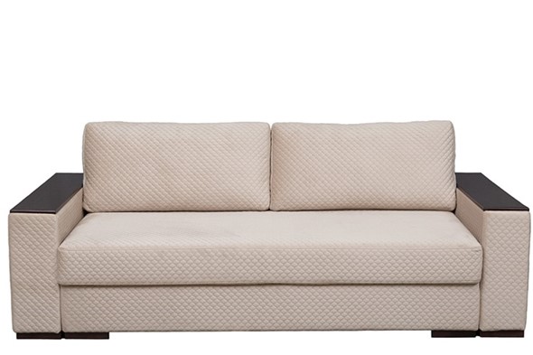 Прямой диван Мэдисон с накладками и полками в Тамбове - изображение