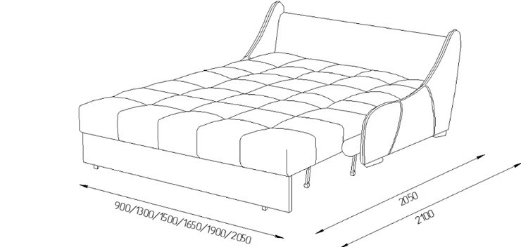 Прямой диван Токио 205 (НПБ) в Тамбове - изображение 3