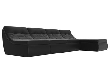 Большой модульный диван Холидей, Черный (экокожа) в Тамбове - предосмотр 3