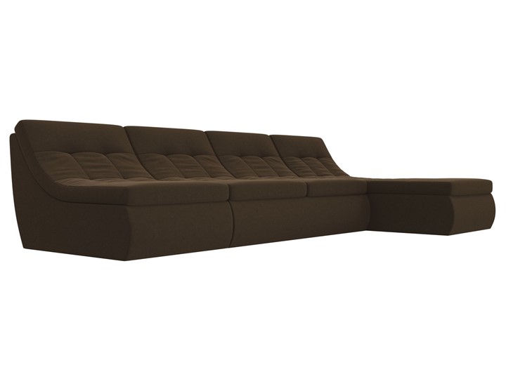 Большой модульный диван Холидей, Коричневый (микровельвет) в Тамбове - изображение 5