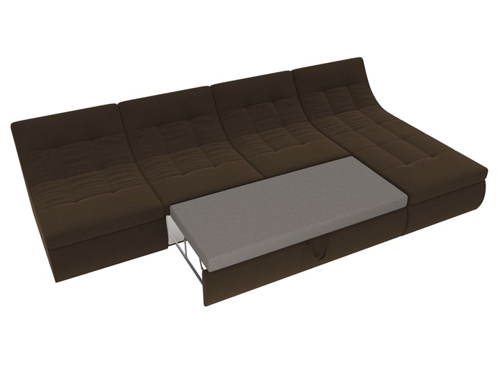 Большой модульный диван Холидей, Коричневый (микровельвет) в Тамбове - изображение 6