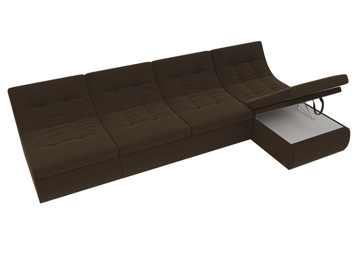 Большой модульный диван Холидей, Коричневый (микровельвет) в Тамбове - изображение 7