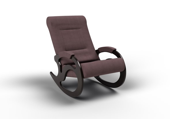 Кресло-качалка Вилла, ткань кофе с молоком 11-Т-КМ в Тамбове - изображение