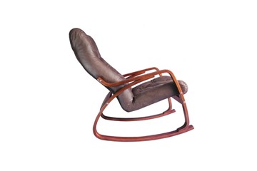 Кресло-качалка Гранд, замша шоколад в Тамбове - предосмотр 1