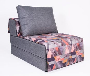 Бескаркасное кресло-кровать Харви, серый - сноу манго в Тамбове - предосмотр