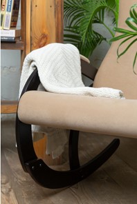 Кресло-качалка в гостиную Корсика, ткань Amigo Beige 34-Т-AB в Тамбове - предосмотр 5