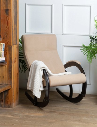 Кресло-качалка в гостиную Корсика, ткань Amigo Beige 34-Т-AB в Тамбове - изображение 7