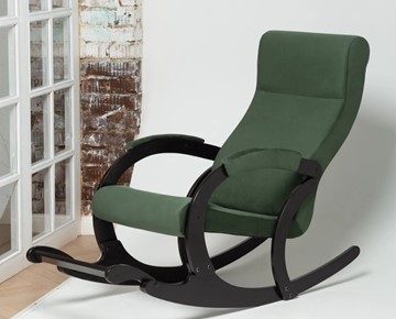 Кресло-качалка в гостиную Марсель, ткань Amigo Green 33-Т-AG в Тамбове - предосмотр 3