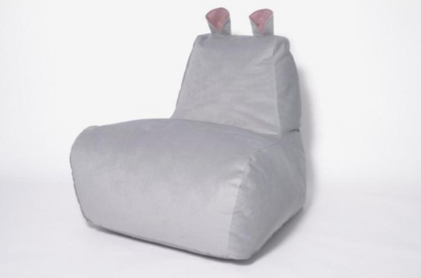 Кресло-мешок Бегемот серый в Тамбове - изображение