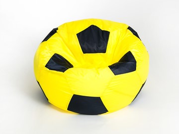 Кресло-мешок Мяч большой, желто-черный в Тамбове