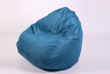 Кресло-мешок Юниор, рогожка синий в Тамбове
