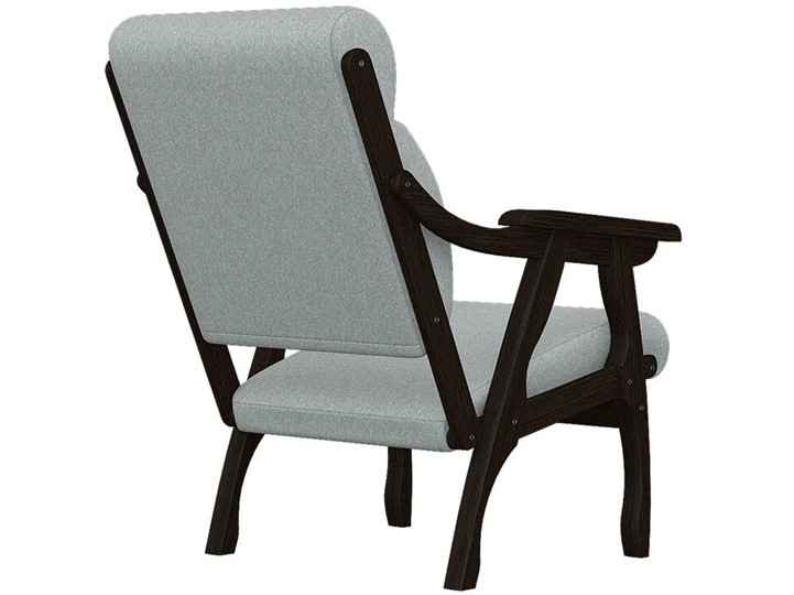 Кресло Вега 10 ткань серый, каркас венге в Тамбове - изображение 2
