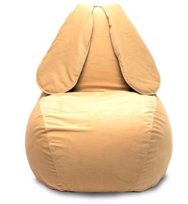 Кресло-игрушка Зайка (длинные уши), желтый в Тамбове - предосмотр
