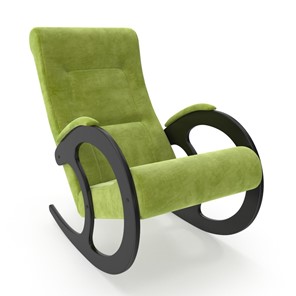 Кресло-качалка Модель 3, Verona 38 Apple Green-велюр в Тамбове