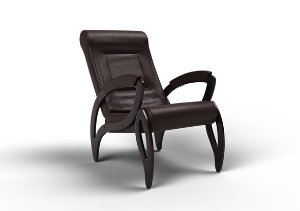 Кресло Зельден, экокожа favorit 7 венге 20-К-В в Тамбове - изображение