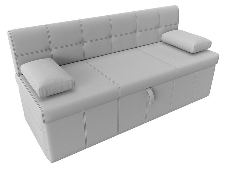 Раскладной кухонный диван Лео, Белый (экокожа) в Тамбове - изображение 4