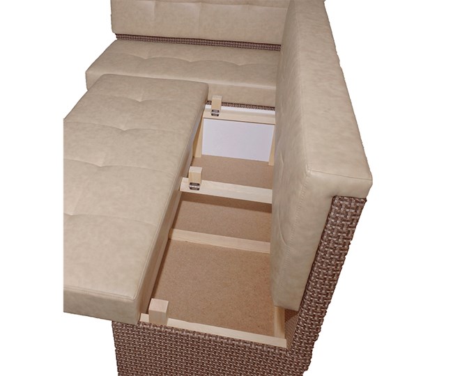 Кухонный угловой диван Нео КМ 3 с механизмом 2000*1110 в Тамбове - изображение 6