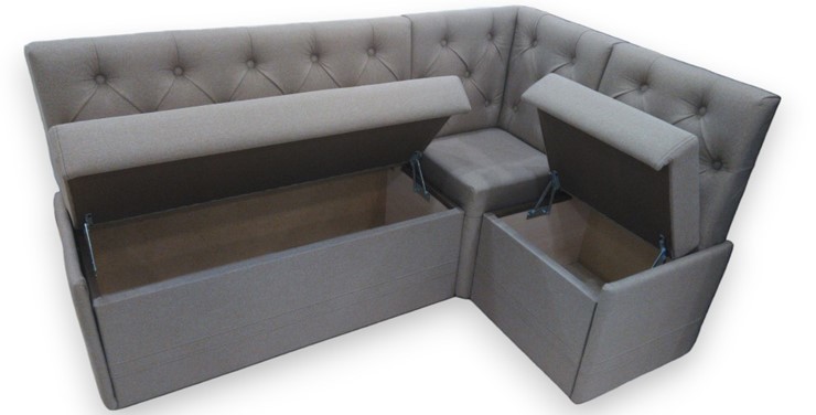 Кухонный угловой диван Квадро 7 мини с коробом в Тамбове - изображение 2
