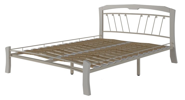 Спальная кровать Муза 4 Лайт, 1600, белый в Тамбове - изображение 1