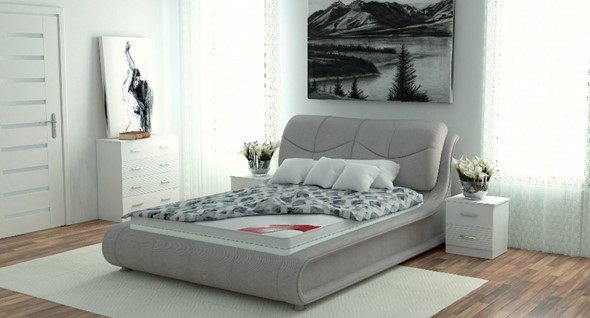Кровать с механизмом двуспальная Сицилия 180х200 (с коробом) в Тамбове - изображение