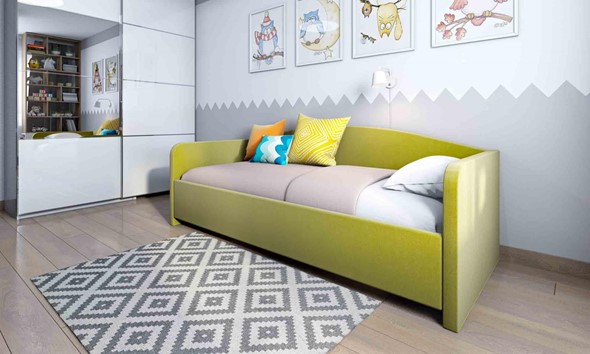 Односпальная кровать Uno 80х200 с основанием в Тамбове - изображение