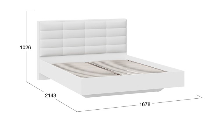 Кровать двуспальная Агата тип 1 (Белый) в Тамбове - изображение 2