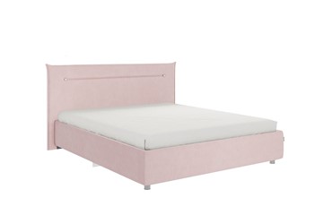 Кровать в спальню Альба 1.6, нежно-розовый (велюр) в Тамбове