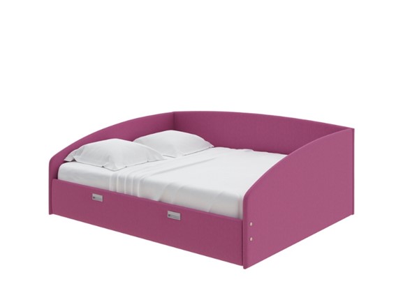 Кровать 2-х спальная Bono 160х200, Рогожка (Savana Berry) в Тамбове - изображение
